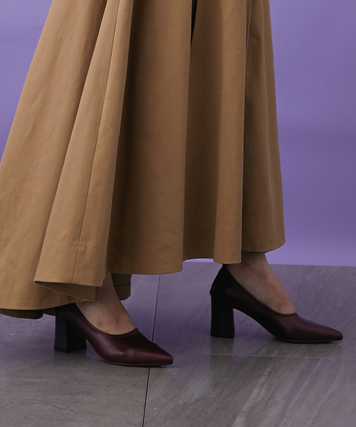 STUDIOUS（ステュディオス）の「【STUDIOUS】ポインテッドギャザーパンプス（パンプス・レディース・バーガンディー/ブラック/ネイビー・SMALL/MEDIUM/LARGE）」の7枚目の写真