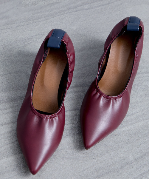 STUDIOUS（ステュディオス）の「【STUDIOUS】ポインテッドギャザーパンプス（パンプス・レディース・バーガンディー/ブラック/ネイビー・SMALL/MEDIUM/LARGE）」の13枚目の写真