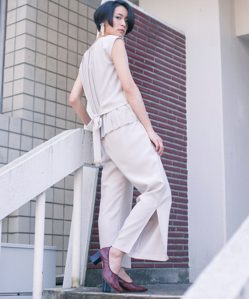 STUDIOUS（ステュディオス）の「【STUDIOUS】ポインテッドギャザーパンプス（パンプス・レディース・バーガンディー/ブラック/ネイビー・SMALL/MEDIUM/LARGE）」の5枚目の写真