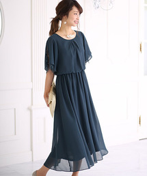 Bab Bou Jeloud | 【WEB限定】結婚式◇パーティー◇コンサート　袖レースシフォンマキシドレス(ドレス)