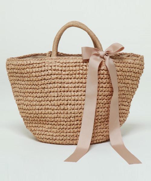 Bilitis dix-sept ans（ビリティスディセッタン）の「Bilitisかごバッグ(中)（かごバッグ・レディース・ベージュ/ブラック系その他/グレー/ネイビー・FREE）」の20枚目の写真