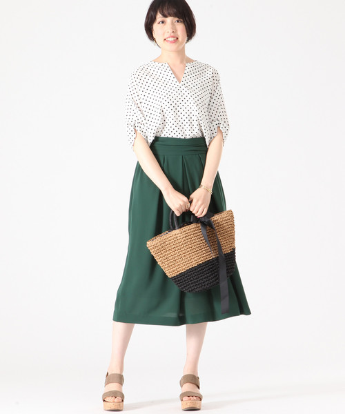 Bilitis dix-sept ans（ビリティスディセッタン）の「Bilitisかごバッグ(中)（かごバッグ・レディース・ベージュ/ブラック系その他/グレー/ネイビー・FREE）」の14枚目の写真