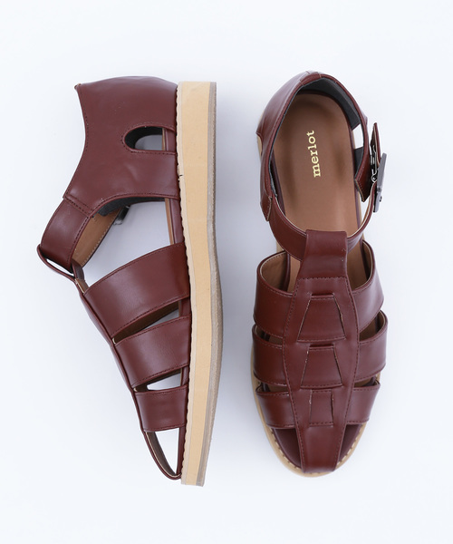 MERLOT（メルロー）の「グルカサンダル002-4489（サンダル・レディース・ホワイト/ブラック/ブラウン・S/LL/M/L）」の5枚目の写真