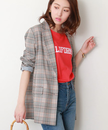 N.（N. Natural Beauty Basic） | BIGチェック柄ジャケット(テーラードジャケット)