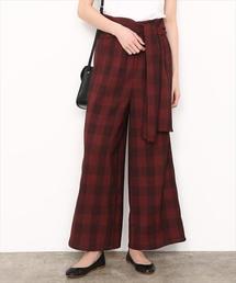 ADAM ET ROPE' | 【洗える！】ベルト付きLINENライクイージーパンツ(その他パンツ)