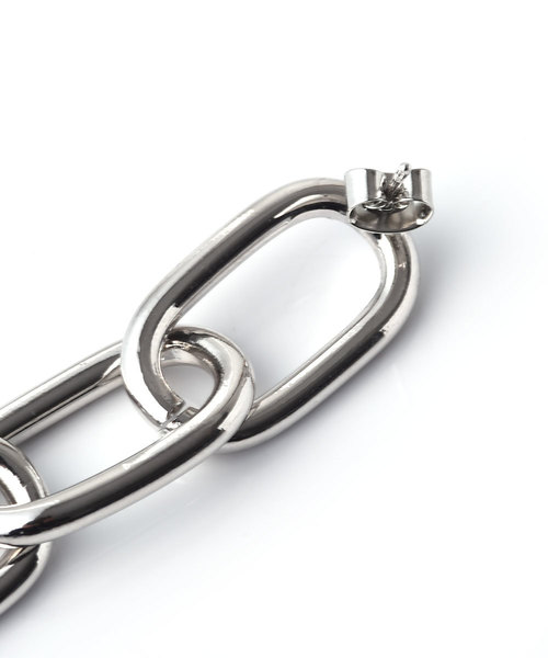 amorous insense（アモラスインセンス）の「チェーンピアス（ピアス（両耳用）・レディース・シルバー・ﾌﾘ-）」の4枚目の写真