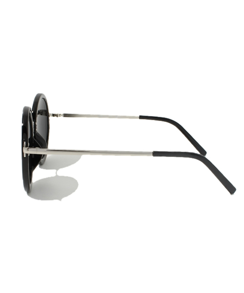 WEGO（ウィゴー）の「WEGO/サングラス（ラウンドタイプ）（サングラス・メンズ・ブラック/ホワイト/ブラウン系その他・FREE）」の4枚目の写真