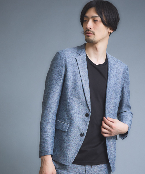 5351 POUR LES HOMMES(ゴーサンゴーイチプールオム)の「オリエンタルカラミジャケット(テーラードジャケット・メンズ・グレイッシュブルー/グレー・44/46/48)」の3枚目の写真