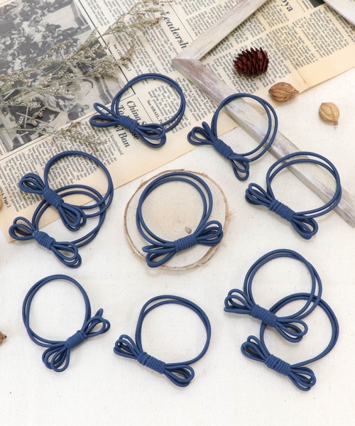 Esime(エシミー)の「ハンドメイドリボンヘアゴム 10個入りセット(ヘアゴム・レディース・ネイビー/パープル/ピンク/ワイン/ブラック/グレー/チョコ/カーキ/ミント/ピンク系その他/ピンク系その他2/ブルー/マスタード/パープル系その他/ダークブルー/ライトグレー/グリーン/ベージュ系その他/ブルー系その他/ブルー系その他2/ガンメタ/シルバー系その他/ゴールド/シルバー/バイオレット/アイボリー/レッド/イエロー/ベージュ/ピンク系その他3/パープル系その他2/ブラック系その他/シルバー系その他2/その他/ブルー系その他3/ブラック系その他2/レッド系その他/ゴールド系その他/ライトピンク/ピンク系その他4/ゴールド系その他2/A/E/B/C/D/F/G/H/I/J/K/M/L/ブラック系その他3/ブラック系その他4/ブラック系その他5/ベージュ系その他2/N/O/P/Q/R/S/ブラック系その他6・FREE)」の22枚目の写真