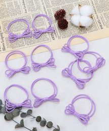 Esime（エシミー）の「ハンドメイドリボンヘアゴム 10個入りセット（ヘアゴム）」