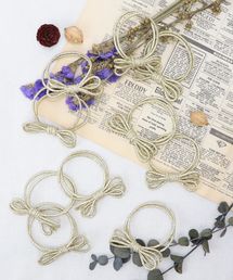 Esime（エシミー）の「ハンドメイドリボンヘアゴム 10個入りセット（ヘアゴム）」