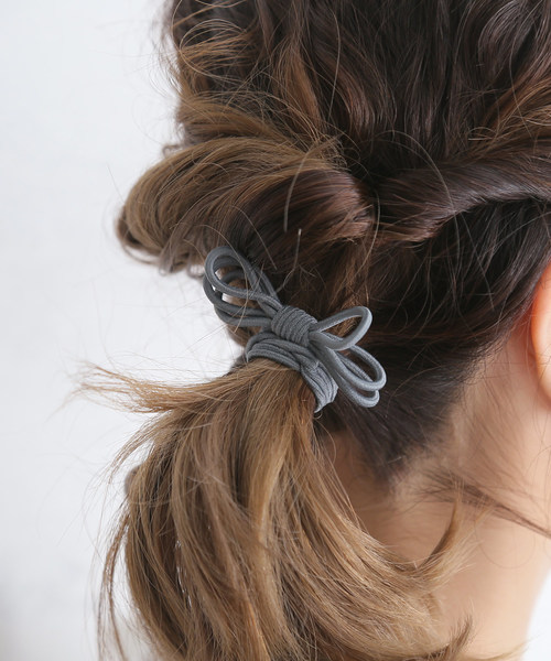セール】ハンドメイドリボンヘアゴム 10個入りセット（ヘアゴム