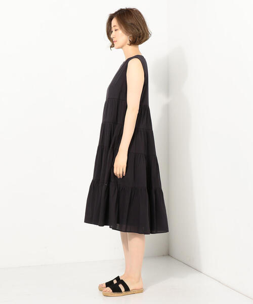 Jewel Changes（ジュエルチェンジズ）の「JC コットン ティアード レース ワンピース（ワンピース・レディース・オフホワイト/ブラック/レッド・FREE）」の4枚目の写真