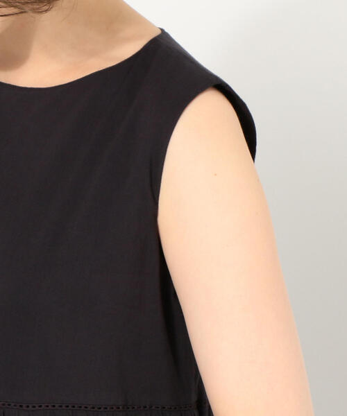 Jewel Changes（ジュエルチェンジズ）の「JC コットン ティアード レース ワンピース（ワンピース・レディース・オフホワイト/ブラック/レッド・FREE）」の8枚目の写真