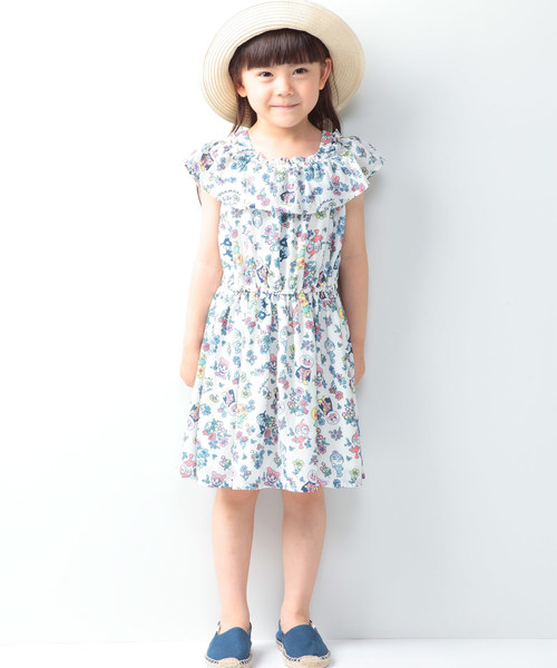 セール ワンピース アンパンマン 花柄2wayオフショルダーワンピース ワンピース Anpanman Kids Anpanman Kids Collection アンパンマンキッズコレクション のファッション