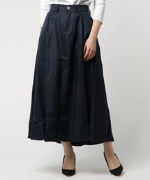 ロング丈フレアスカート＊ボトムス/レディース[M2239]神戸レタス