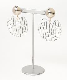 【Blanche Neige】円欠けモチーフのピアス