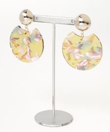 【Blanche Neige】円欠けモチーフのピアス