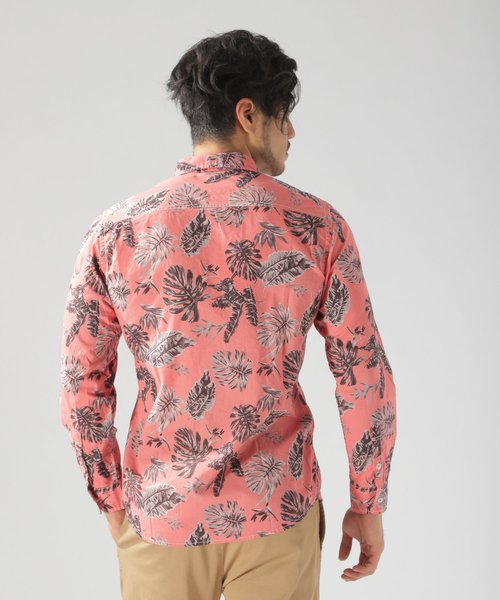 BAYFLOW(ベイフロー)の「コットンヒラオリソウガラシャツ/LS(シャツ/ブラウス・メンズ・レッド/ブルー・SMALL/MEDIUM/LARGE)」の11枚目の写真