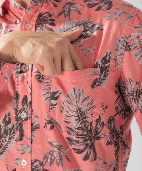 BAYFLOW(ベイフロー)の「コットンヒラオリソウガラシャツ/LS(シャツ/ブラウス・メンズ・レッド/ブルー・SMALL/MEDIUM/LARGE)」の10枚目の写真