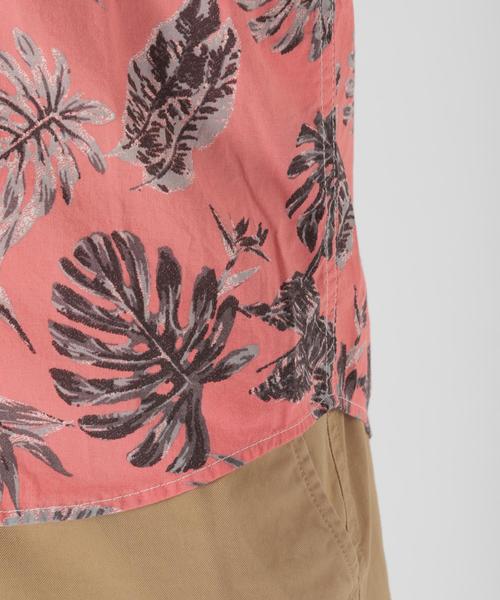 BAYFLOW(ベイフロー)の「コットンヒラオリソウガラシャツ/LS(シャツ/ブラウス・メンズ・レッド/ブルー・SMALL/MEDIUM/LARGE)」の4枚目の写真