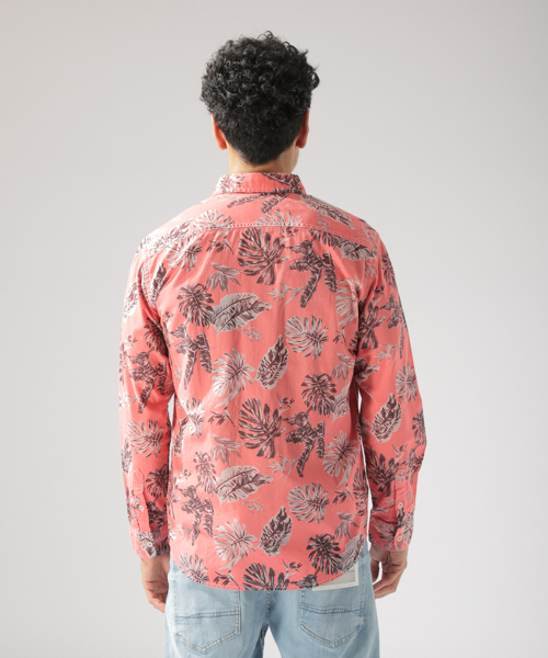 BAYFLOW(ベイフロー)の「コットンヒラオリソウガラシャツ/LS(シャツ/ブラウス・メンズ・レッド/ブルー・SMALL/MEDIUM/LARGE)」の21枚目の写真