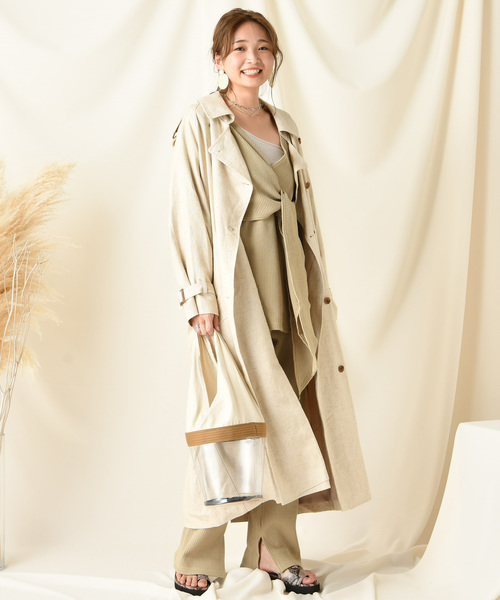 DouDou(ドゥドゥ)の「ワッフルイージー(その他パンツ・レディース・ブラウン/ベージュ/ライトグリーン・FREE)」の16枚目の写真