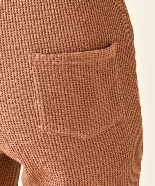 DouDou(ドゥドゥ)の「ワッフルイージー(その他パンツ・レディース・ブラウン/ベージュ/ライトグリーン・FREE)」の14枚目の写真