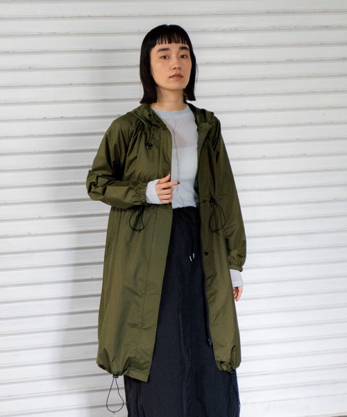 Wpc.（ダブリュピーシー）の「★ロングモッズ（レインコート/ポンチョ・レディース・ベージュ/ネイビー/オリーブ/オレンジ/グレー・FREE）」の19枚目の写真