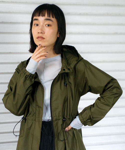 Wpc.（ダブリュピーシー）の「★ロングモッズ（レインコート/ポンチョ・レディース・ベージュ/ネイビー/オリーブ/オレンジ/グレー・FREE）」の21枚目の写真