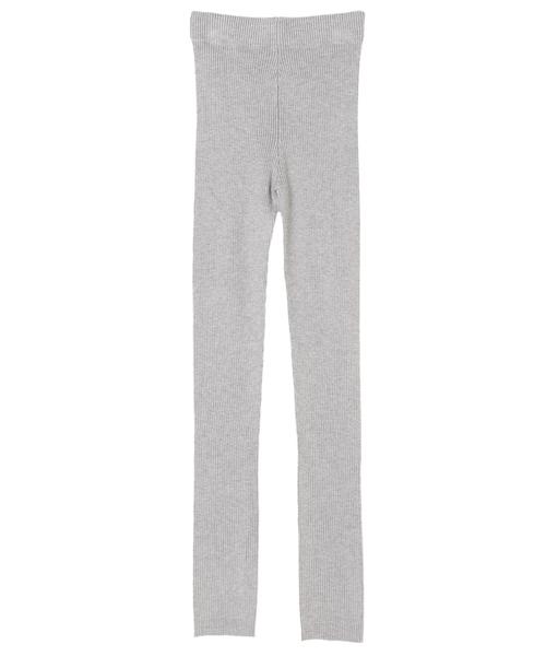 AMERICAN HOLIC（アメリカンホリック）の「Newニットレギンス（レギンス/スパッツ・レディース・チャコールグレー/グレー系その他/ライトベージュ・FREE）」の4枚目の写真