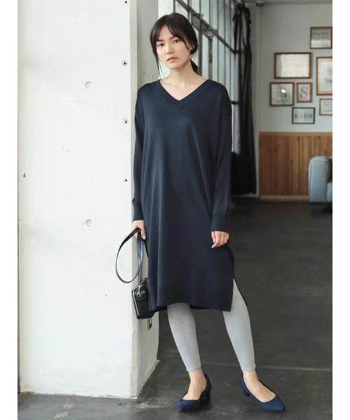 AMERICAN HOLIC（アメリカンホリック）の「Newニットレギンス（レギンス/スパッツ・レディース・チャコールグレー/グレー系その他/ライトベージュ・FREE）」の17枚目の写真