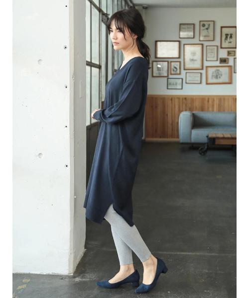 AMERICAN HOLIC（アメリカンホリック）の「Newニットレギンス（レギンス/スパッツ・レディース・チャコールグレー/グレー系その他/ライトベージュ・FREE）」の15枚目の写真