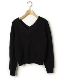 Sov.(DOUBLE  STANDARD  CLOTHING)�i�\�u�j�̌Ò��uV�l�b�N�j�b�g�i�j�b�g/�Z�[�^�[�j�v