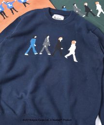 SU: BEATLES コットン クルーネック ニット ■