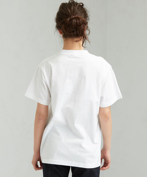 green label relaxing（グリーンレーベルリラクシング）の「SC ROBERTA BAYLEY ショートスリーブ Tシャツ（Tシャツ/カットソー・レディース・ホワイト/その他1/ブラック/その他2/ベージュ・FREE）」の6枚目の写真