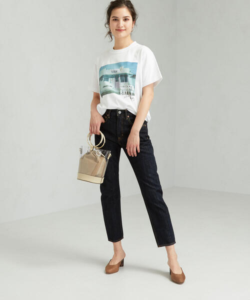 green label relaxing（グリーンレーベルリラクシング）の「SC ROBERTA BAYLEY ショートスリーブ Tシャツ（Tシャツ/カットソー・レディース・ホワイト/その他1/ブラック/その他2/ベージュ・FREE）」の19枚目の写真