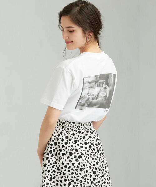 green label relaxing（グリーンレーベルリラクシング）の「SC ROBERTA BAYLEY ショートスリーブ Tシャツ（Tシャツ/カットソー・レディース・ホワイト/その他1/ブラック/その他2/ベージュ・FREE）」の18枚目の写真