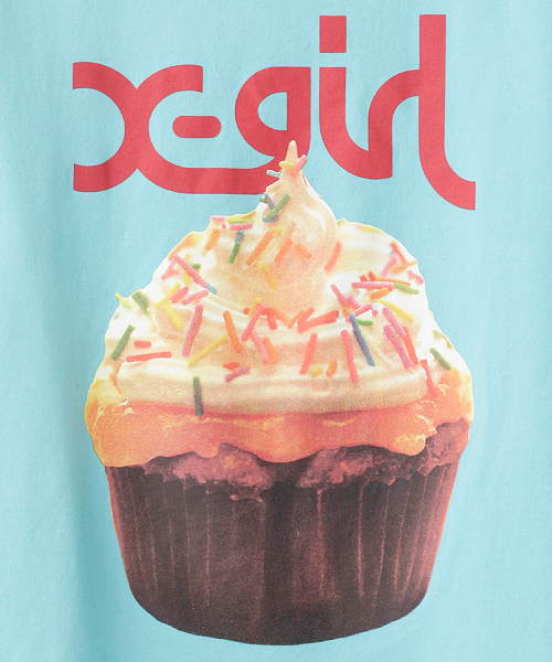 X-girl（エックスガール）の「VACATION S/S BIG TEE（Tシャツ/カットソー・レディース・ホワイト/ブラック/ピンク/ライトブルー・ONE SIZE）」の11枚目の写真