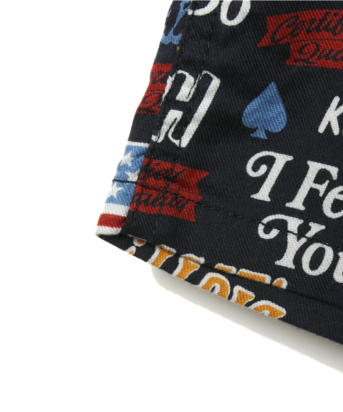 JOEY HYSTERIC（ジョーイヒステリック）の「POP ISSUE 総柄 フーデットSH（シャツ/ブラウス・キッズ・マルチ・SMALL/MEDIUM）」の6枚目の写真