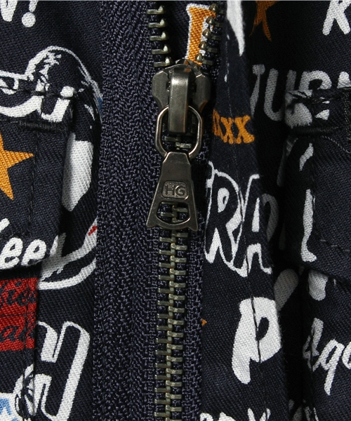 JOEY HYSTERIC（ジョーイヒステリック）の「POP ISSUE 総柄 フーデットSH（シャツ/ブラウス・キッズ・マルチ・SMALL/MEDIUM）」の7枚目の写真