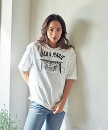 Simon Perini × JACK & MARIE グラフィック Tシャツ