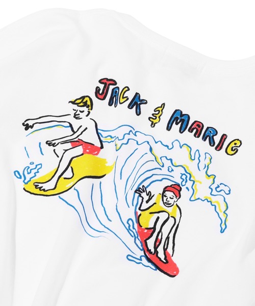 JACK & MARIE（ジャックアンドマリー）の「Simon Perini × JACK & MARIE　グラフィック Tシャツ（Tシャツ/カットソー・メンズ・A/B/C/D・S/M/L）」の19枚目の写真