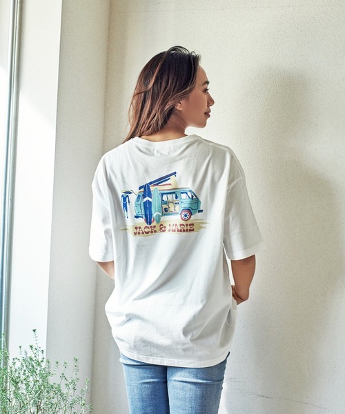 JACK & MARIE（ジャックアンドマリー）の「Simon Perini × JACK & MARIE　グラフィック Tシャツ（Tシャツ/カットソー・メンズ・A/B/C/D・S/M/L）」の17枚目の写真