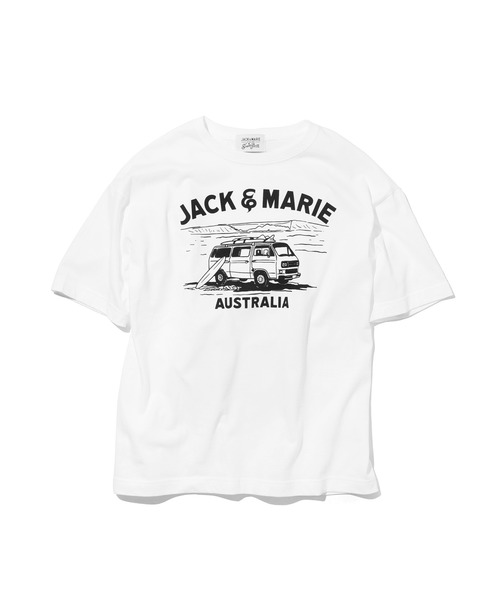 JACK & MARIE（ジャックアンドマリー）の「Simon Perini × JACK & MARIE　グラフィック Tシャツ（Tシャツ/カットソー・メンズ・A/B/C/D・S/M/L）」の12枚目の写真