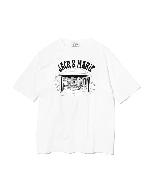JACK & MARIE（ジャックアンドマリー）の「Simon Perini × JACK & MARIE　グラフィック Tシャツ（Tシャツ/カットソー・メンズ・A/B/C/D・S/M/L）」の7枚目の写真