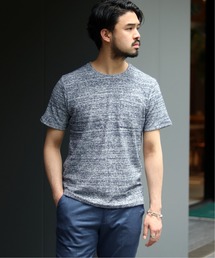 EDIFICE | ランダムパイル クルーネック TEE(Tシャツ/カットソー)