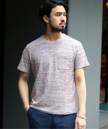 EDIFICE | ランダムパイル クルーネック TEE(Tシャツ/カットソー)