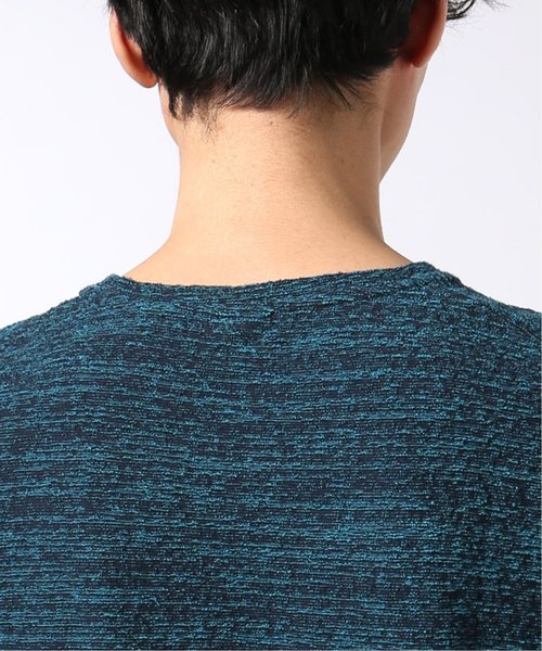 EDIFICE(エディフィス)の「ランダムパイル クルーネック TEE(Tシャツ/カットソー・メンズ・ホワイト/チャコールグレー/ネイビー/ブラウン/ブルー・SMALL/MEDIUM/LARGE/X-LARGE)」の11枚目の写真