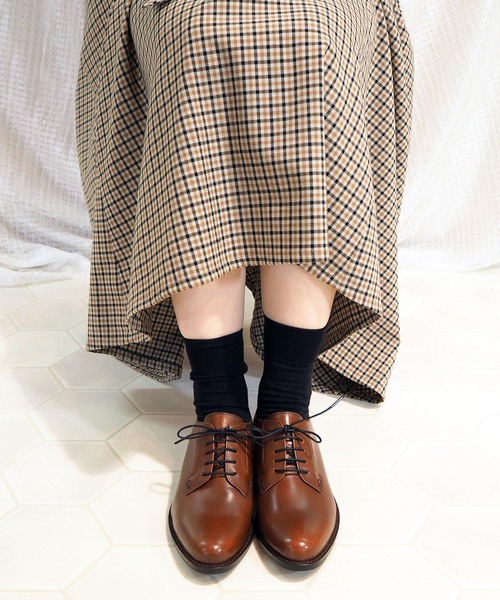 apres（アプレ）の「レースアップシューズ　-9300241（ドレスシューズ・レディース・チェック/ブラック/ブラウン/グリーン・24.5cm/24.0cm/23.0cm/23.5cm/22.5cm）」の9枚目の写真